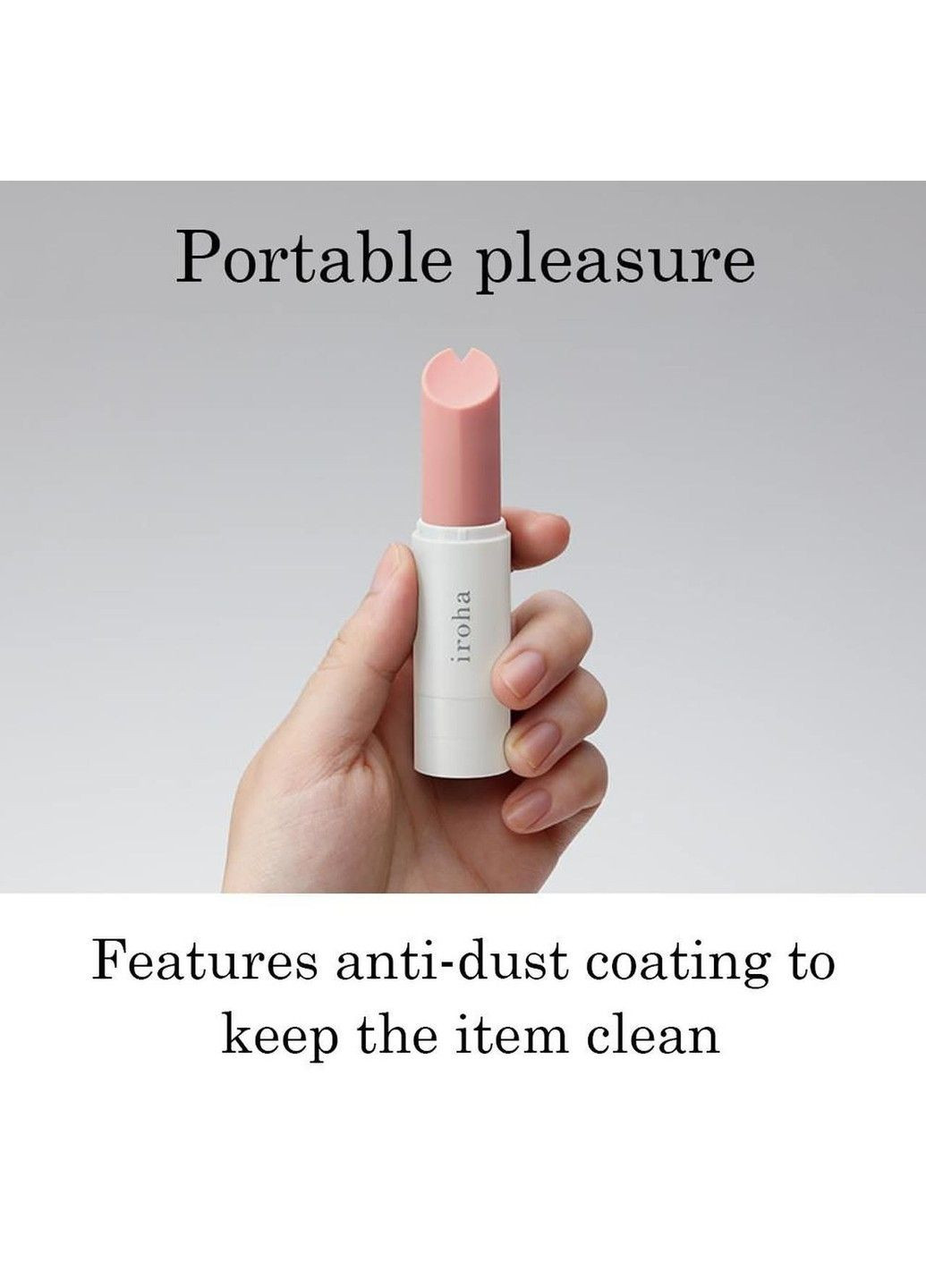 Вібратор помада STICK White компактний вібратор для кліторальної стимуляції Iroha (298348833)