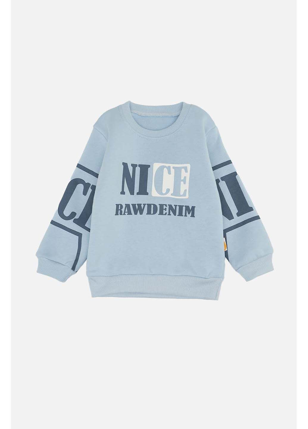 Feely kids свитшот комбинированный футер