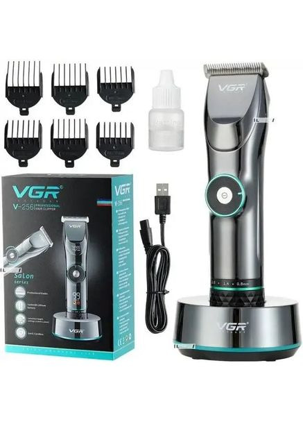 Профессиональная беспроводная машинка для стрижки волос и бороды V-256, беспроводная электробритва. VGR (361667535)