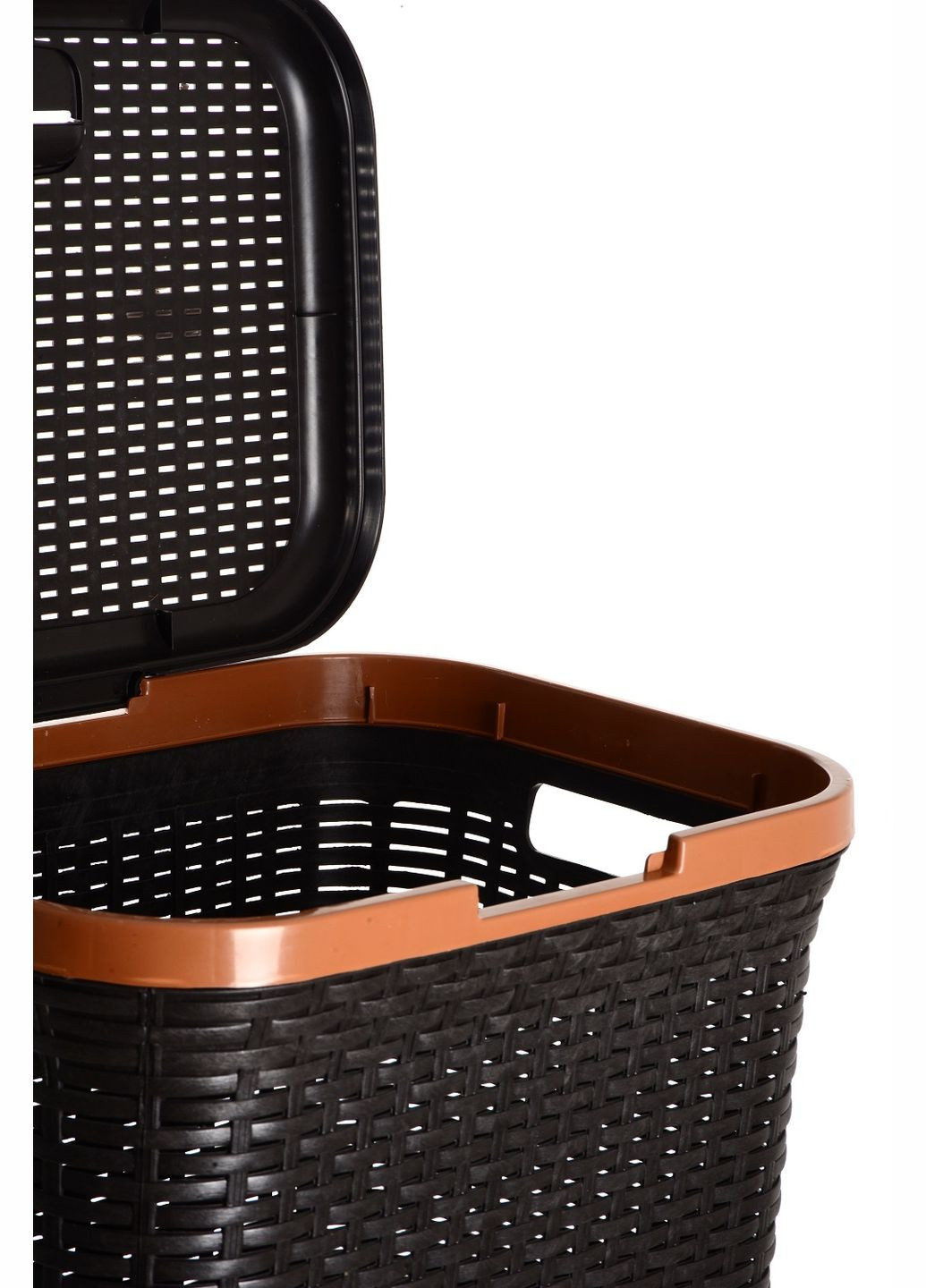 Кошик для білизни 0726 Роттанг BROWN 55 л (7008643) Violet House (315004546)