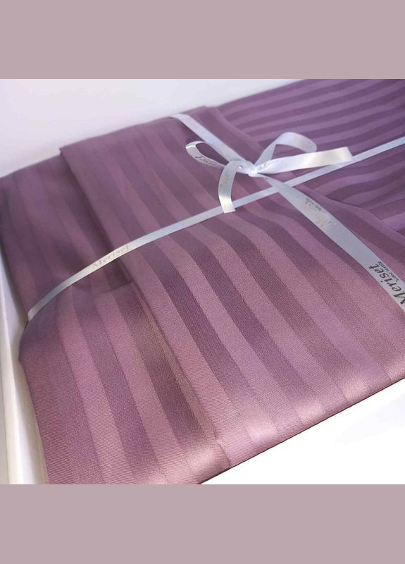 Постільна білизна PURPLE Elite Сатин страйп Двоспальна MERISET (278256349)