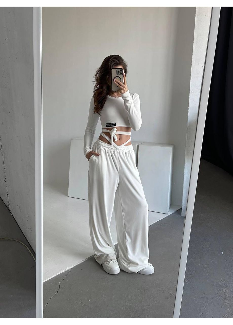 Жіночий костюм топ +палацо No Brand (365453206)