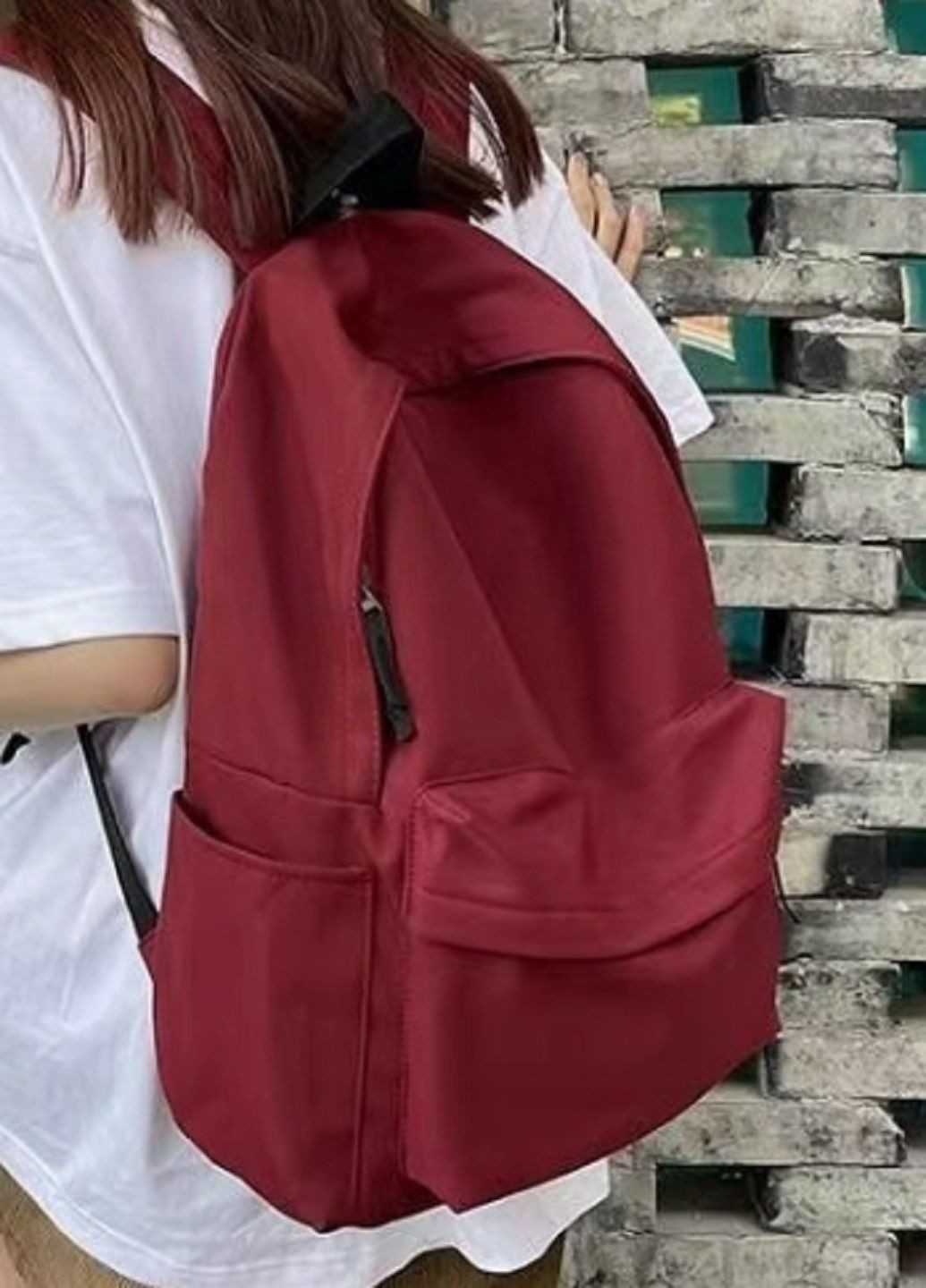 Рюкзак тканинний міський 40*28*12 RED No Brand (311277509)