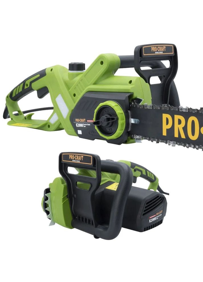 Цепная пила K2000 боковая + Масло для цепи 1л ProCraft (356672111)