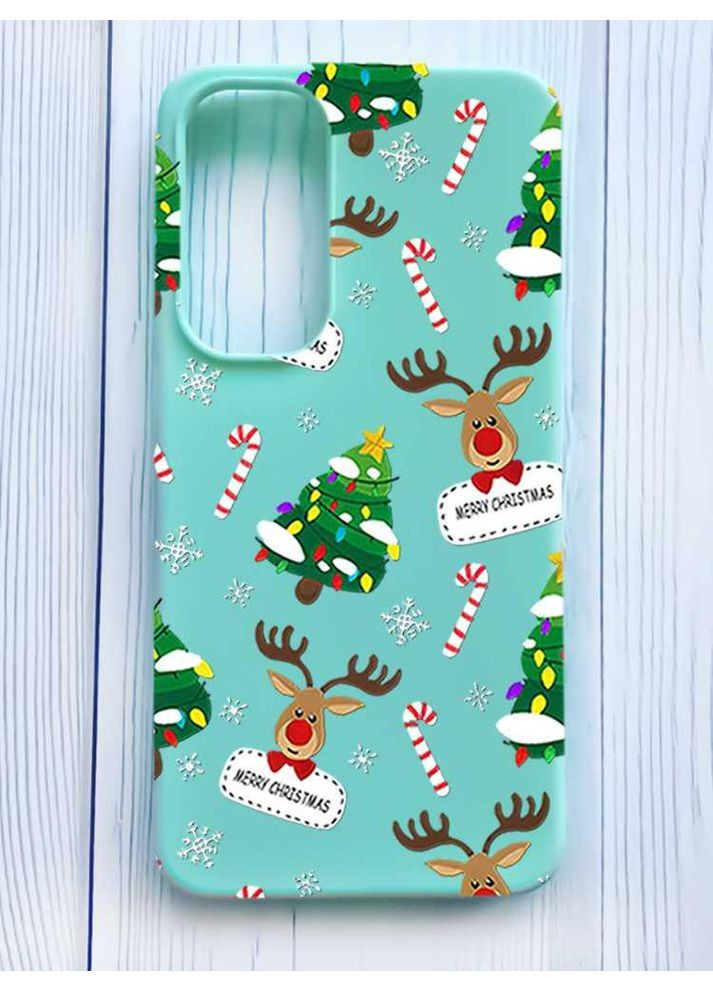 Матовый чехол на Samsung Galaxy S24 FE Рождественский фон (принт 154) Creative (362968144)