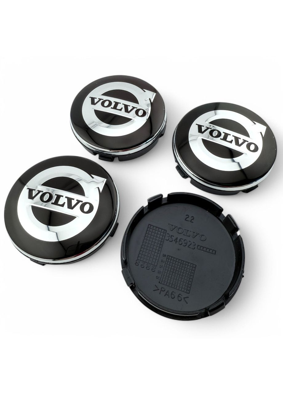 Колпачки в диски Вольво заглушки для дисков 64/61 мм. (4 шт.) ) Volvo (354698441)