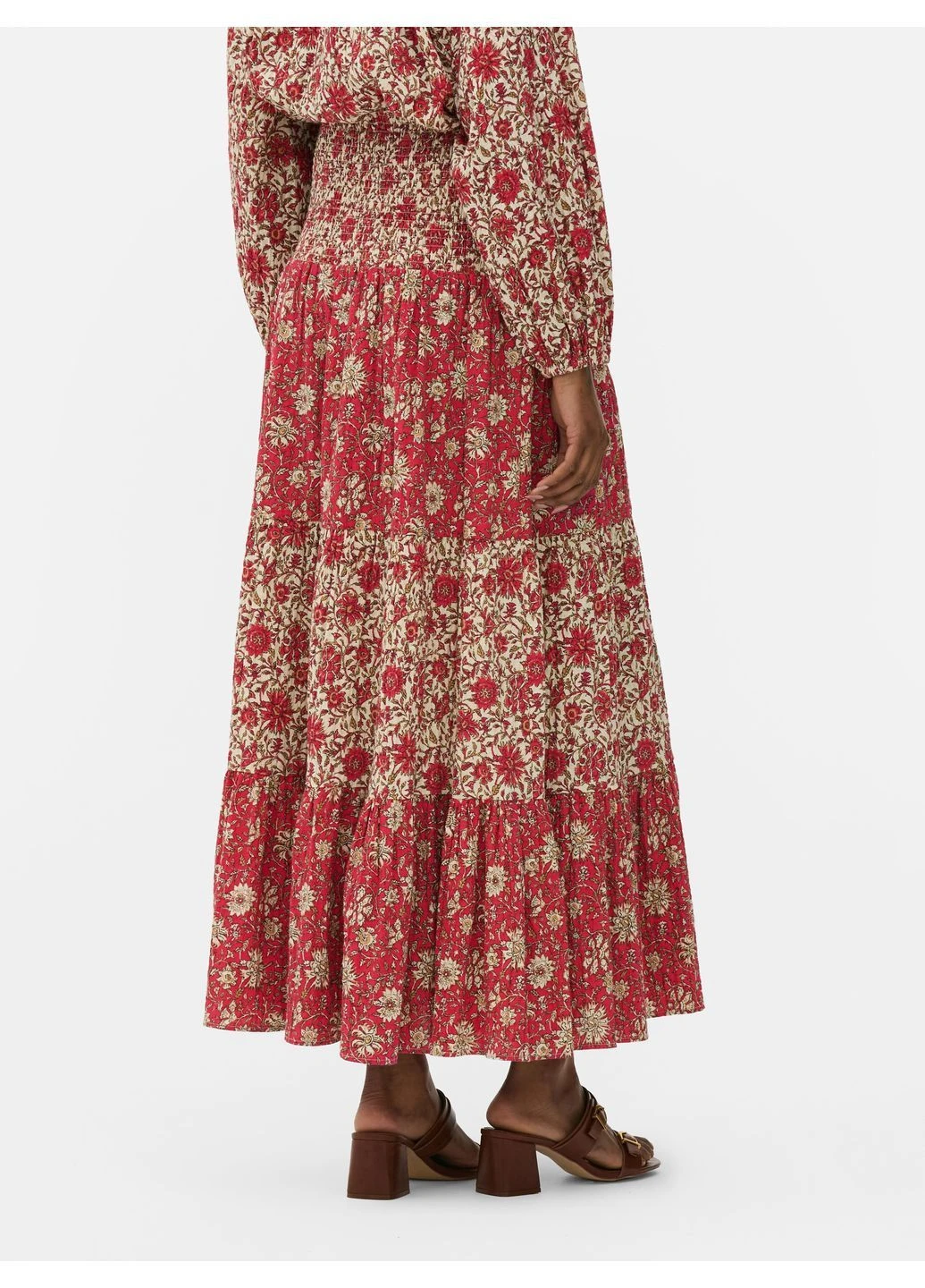 Розовая юбка лето,розовый-бежевый, Primark