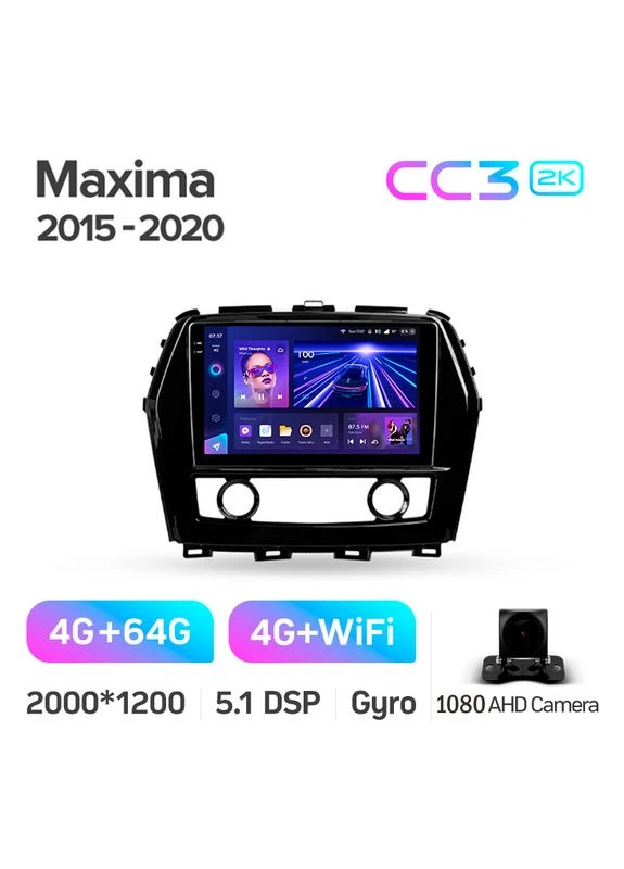 Штатная магнитола CC3 2K 4+64 Gb Nissan Maxima A36 2015-2020 10" Teyes (378936304)