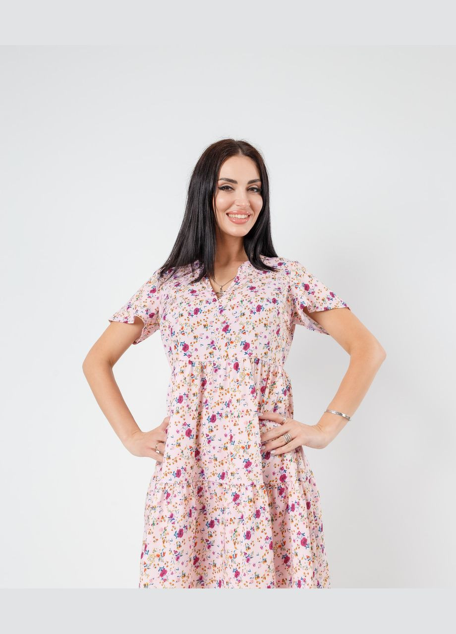 Рожева літня сукня міні Fashion Girl