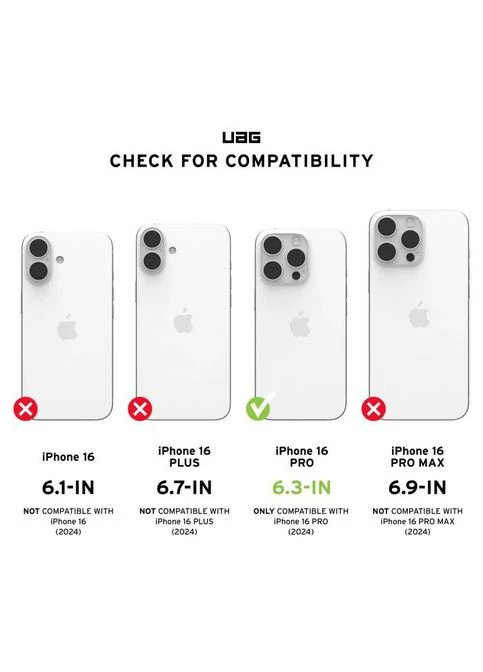 Чехол для мобильного телефона (114468113333) UAG iPhone 16 Pro Pathfinder Magsafe Silver (338627843)