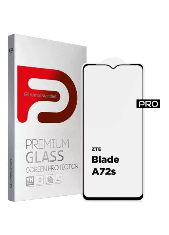 Защитное стекло Pro для ZTE Blade A72s Black (ARM68739) ArmorStandart (323101432)