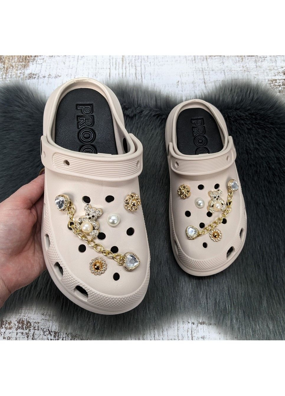 Крокси жіночі піна на платформі Progress (333801460)