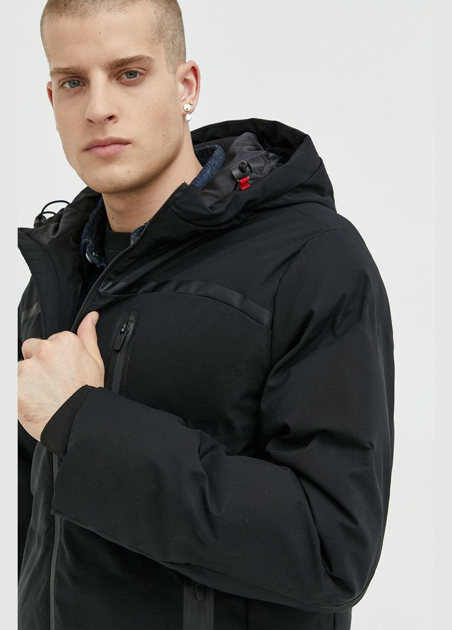 Чорна демісезонна куртка JACK&JONES Heat Puffer