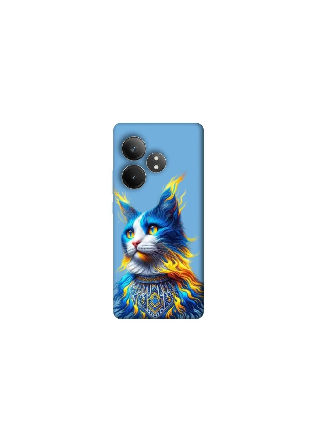Чохол на Realme GT Neo 6 Кіт патріот Frontalka (353363563)
