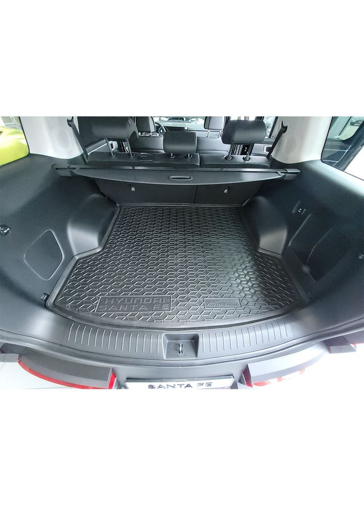 Коврик в багажник полиуретановый Автогум для Hyundai SANTA-FE 2024- 5 мест / Хюндай Санта Фе Avto-Gumm Santa Fe (360614917)