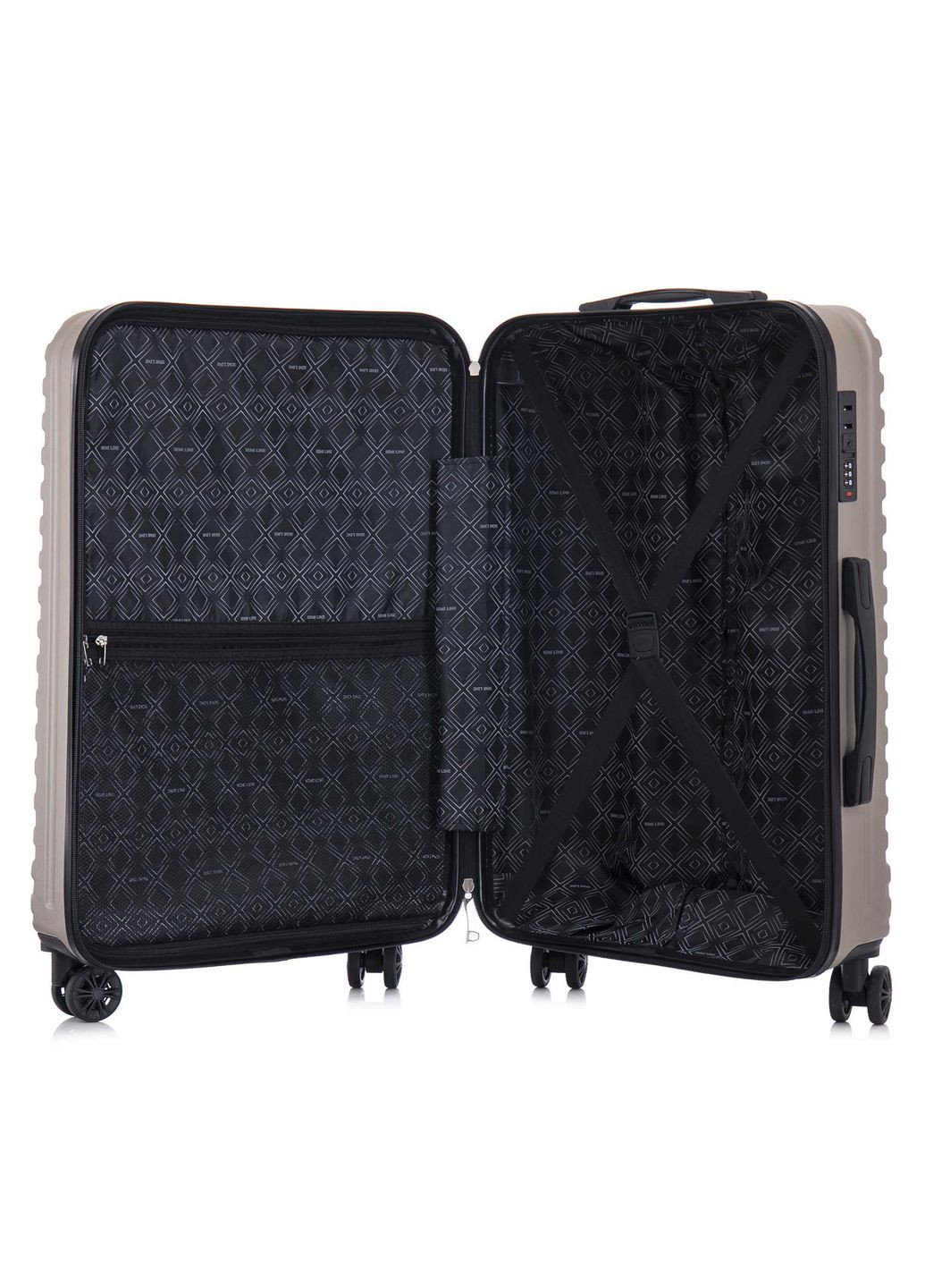 Валіза 24" (M) Champagne (T5864-2) Semi Line (322284333)