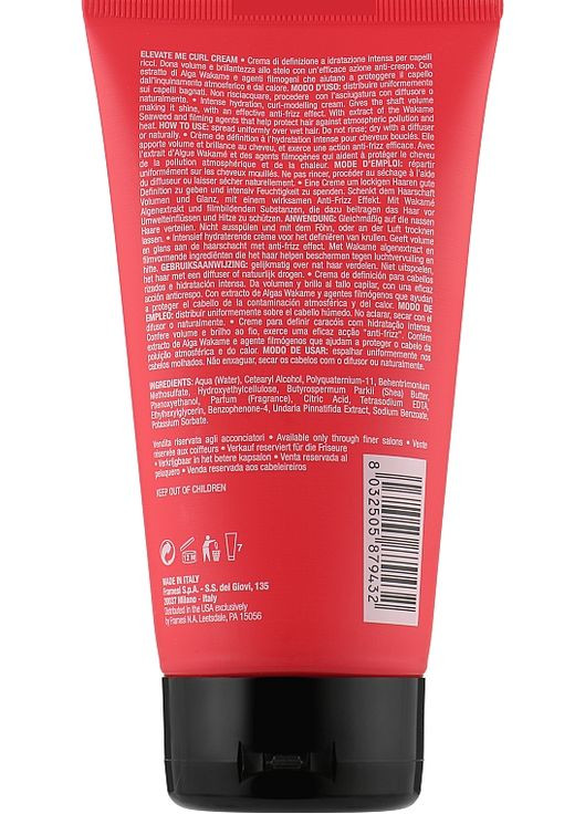 Крем для создания локонов For-Me 308 Elevate Me Curl Cream 150ml (997214-93403) Framesi (368613518)
