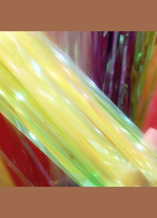 Для фото зоны дождик 2 м на 1 м перламутрово-желтый Jannet Дощик (316430776)