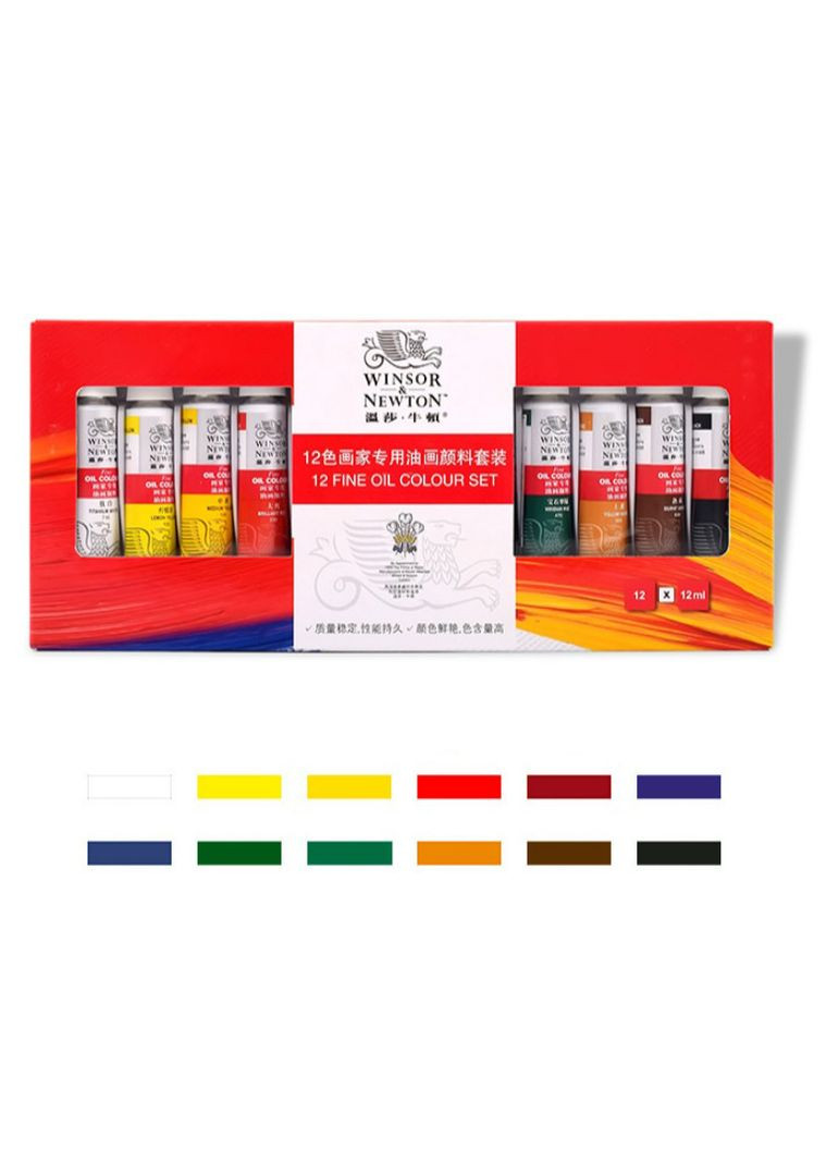 Профессиональный набор масляной краски 12 цветов Winsor & Newton (322772781)