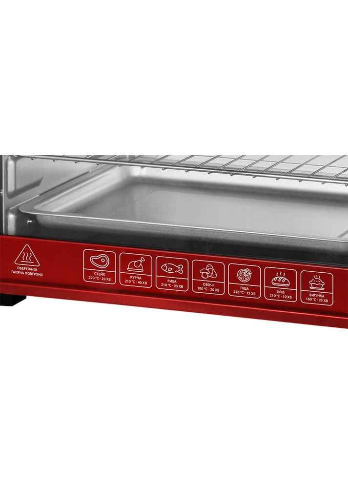 Духовка ILEO-0038R (38 л, красная) INTERLUX (361311158)