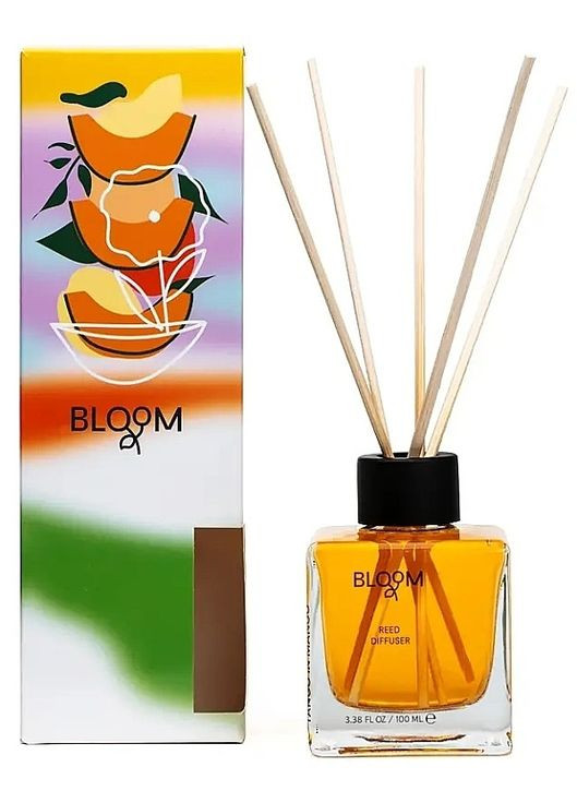 Аромадиффузор Reed Diffuser Melon 100ml (1227914-139579) Aroma Bloom (368605727)