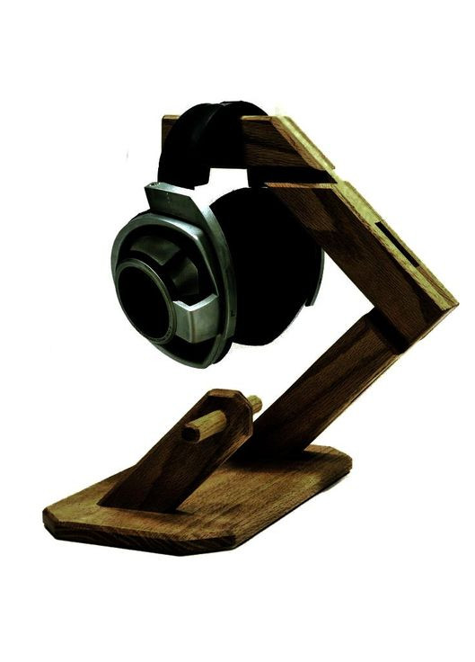 Стійка для навушників з дерева Роланд мускат (НУП-005807) No Brand (328415155)