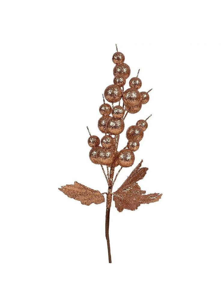 Гілка декоративна 973924 24 см золота Yes (369345550)