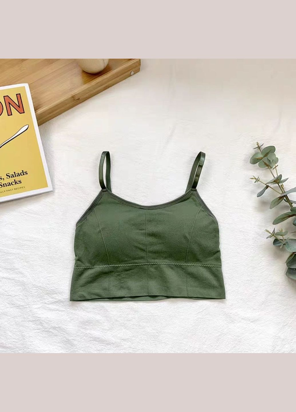 Топ женский на тонких бретелях No Brand (341730438)