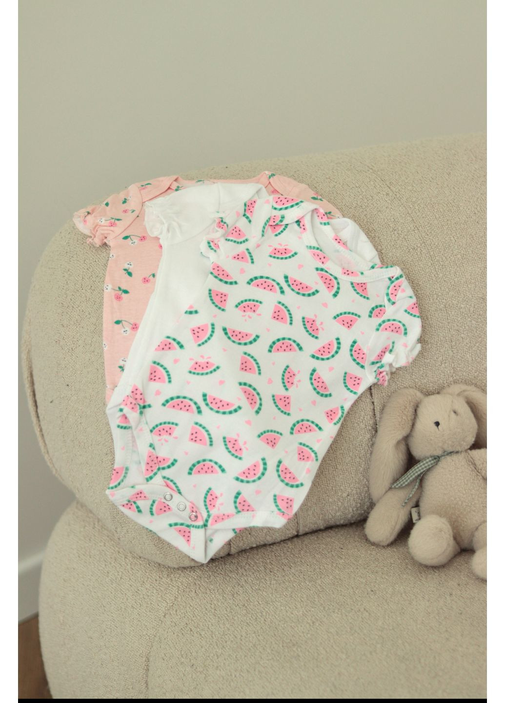 Набор боди для новорождённого Bebeli “”, 3 шт, короткий рукав New Brand Melon Girl (349735363)