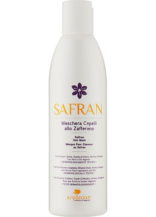 Відновлювальна зміцнювальна маска з шафраном проти випадання і для росту волосся Safran Hair Mask 250ml (1260909-31512144) Arganiae (368656425)