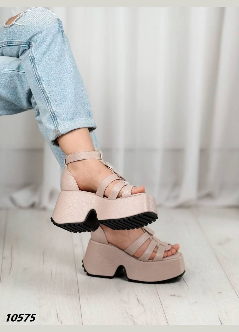 Бежевые боссоножки Vakko