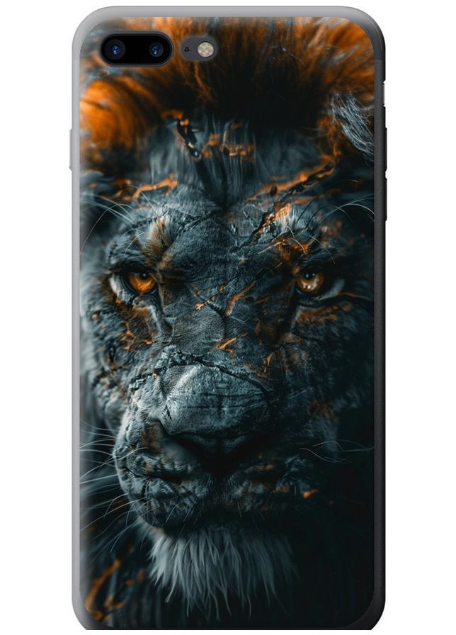 Силіконовий чохол 'Полум'яний лев' для Endorphone Apple iPhone 8 Plus (297659370)