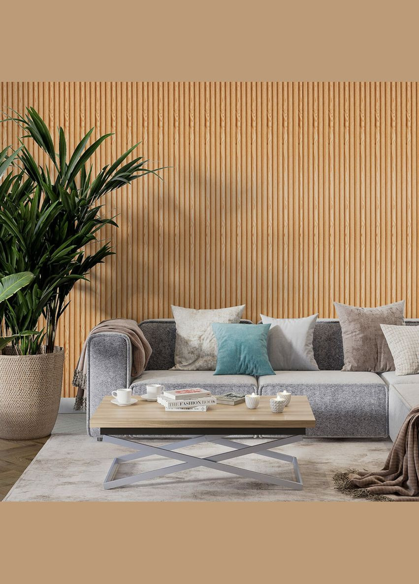 Рейка декоративна WPC стінова сосна 3000х160х23мм SW-00001526 No Brand (328578656)