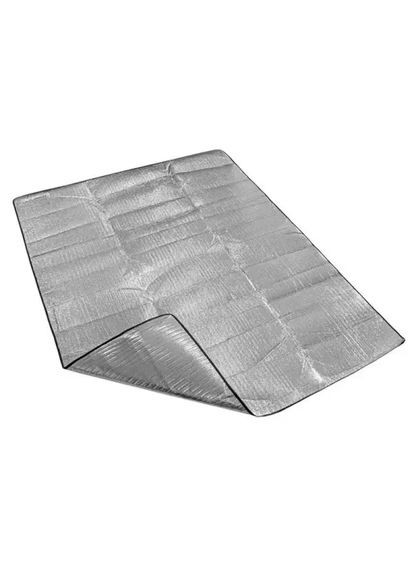 Ковер туристический фольгированный утепленный влагостойкий 195*143 см подстилка под палатку Серый LUGI (360455585)