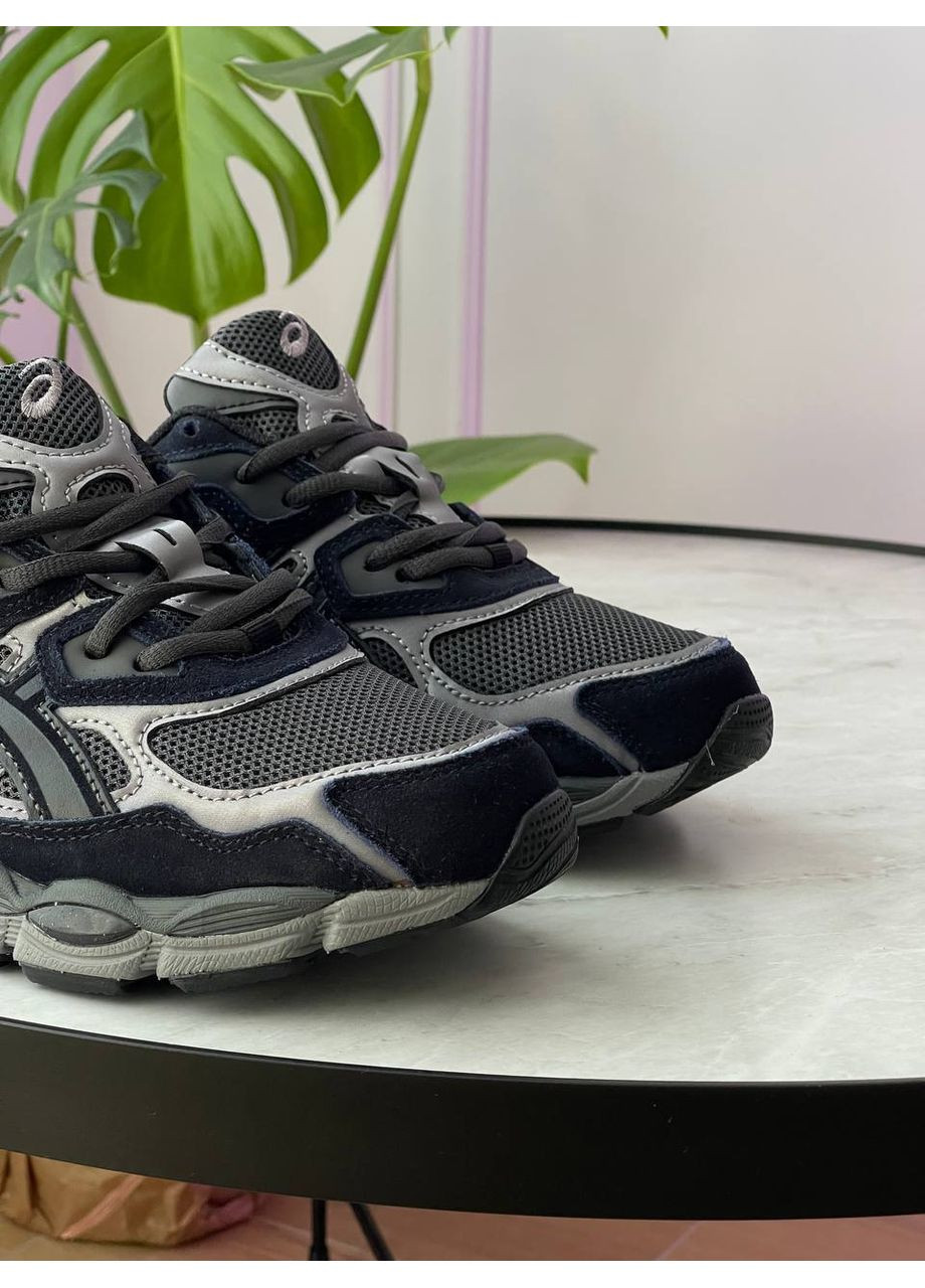 Кросівки жіночі і чоловічі Asics Gel-NYC gray black | Асікс Гель-НЮК сірі чорні No Brand сірі демісезони (362035181)