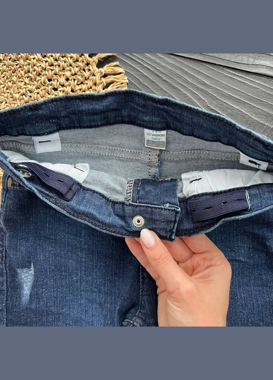 Дитячі Джинсові Шорти Сині, 3-4 роки 98-104см LC Waikiki (269368139)