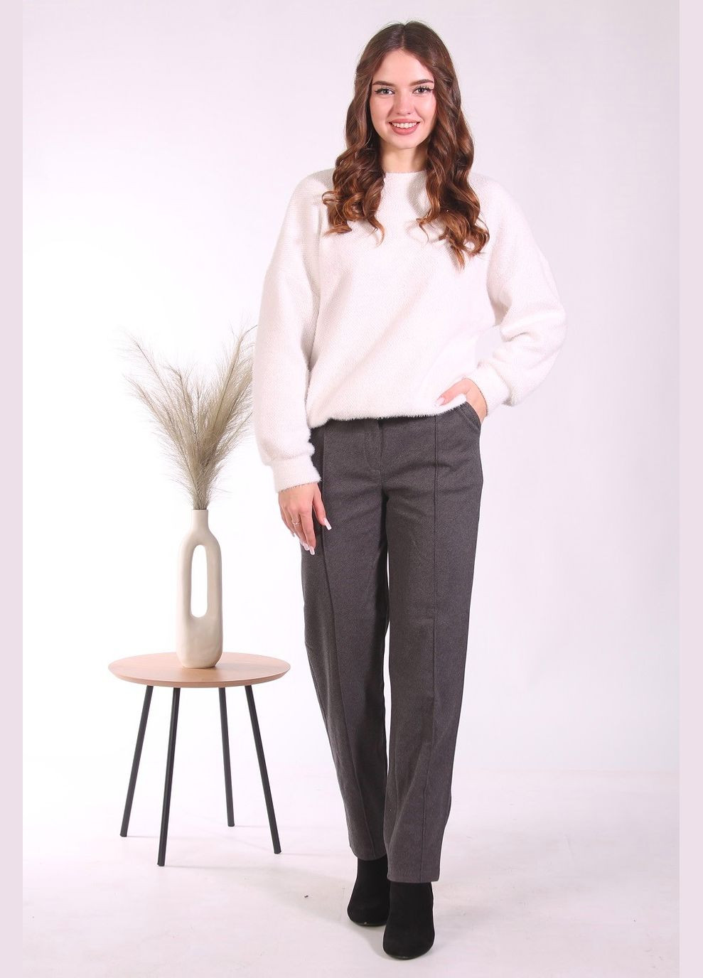 Молочний світшот жіночий 017 ангора молочний Актуаль (315022624)