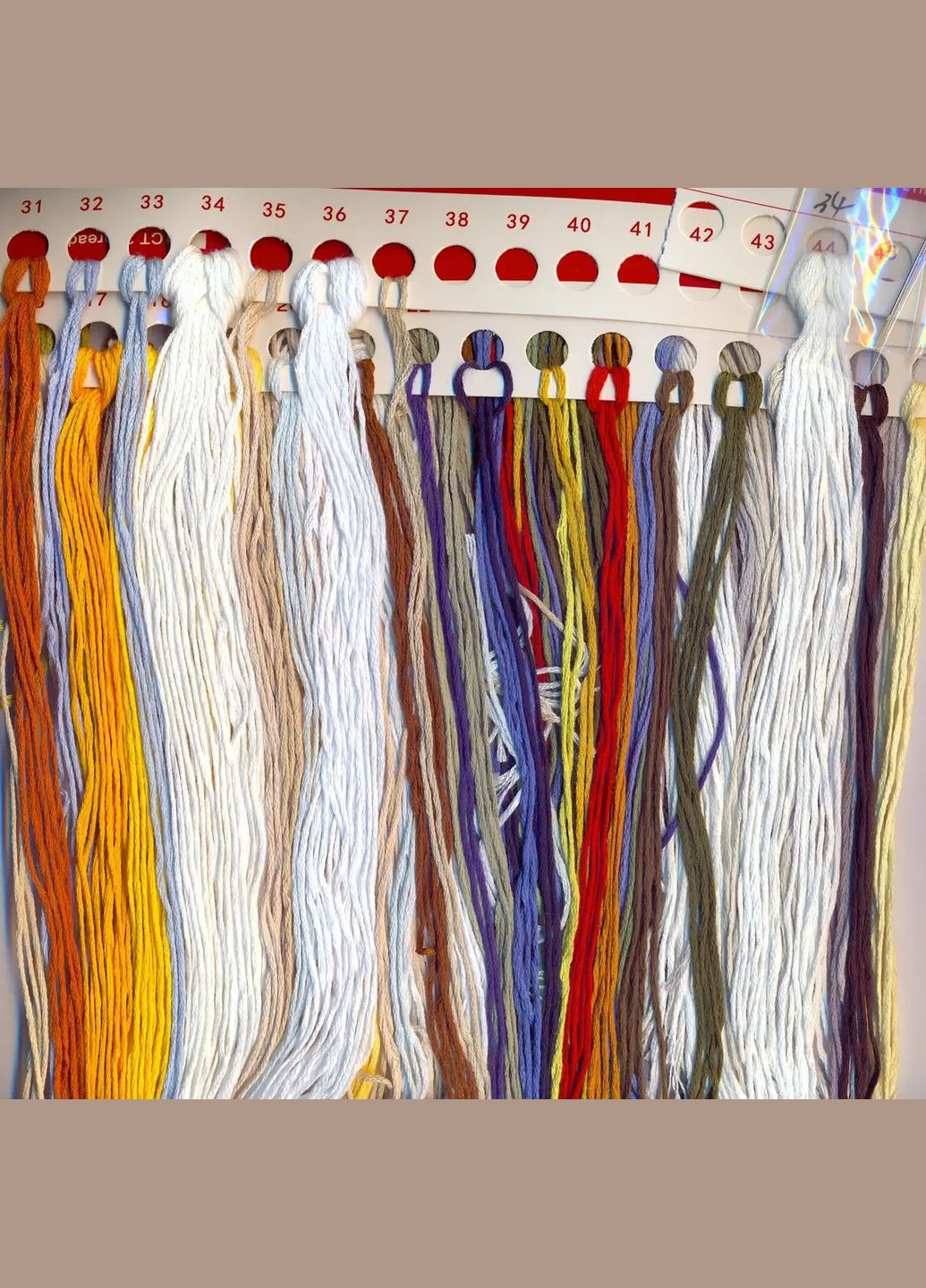 Набор для вышивания по нанесённой на канву схеме "Daisies and blue and white porcelain"AIDA 14CT printed48*43с Joy Sunday (313614563)