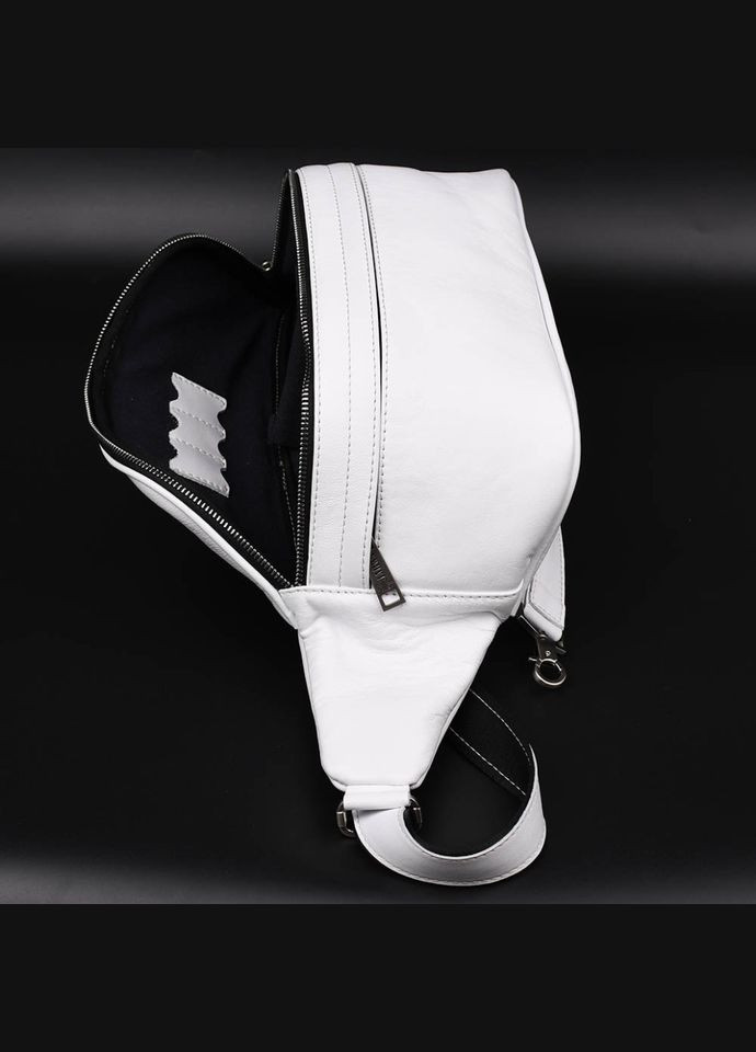 Сумка бананка для фотоапарата шкіряна GS-1313-4lx біла наппа TARWA (300171369)