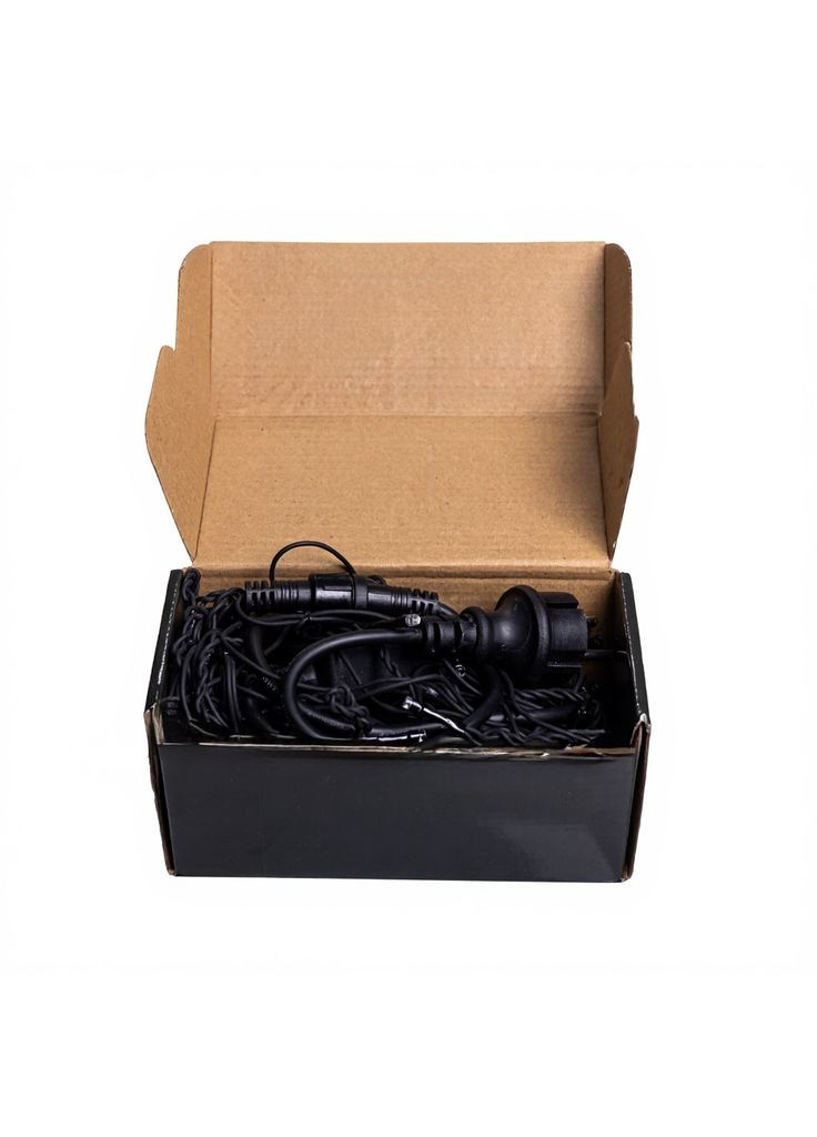 Новогодняя гирлянда уличная Бахрома 6 м 105 LED черный провод Мультиколор 6МBML Jooki (366037855)