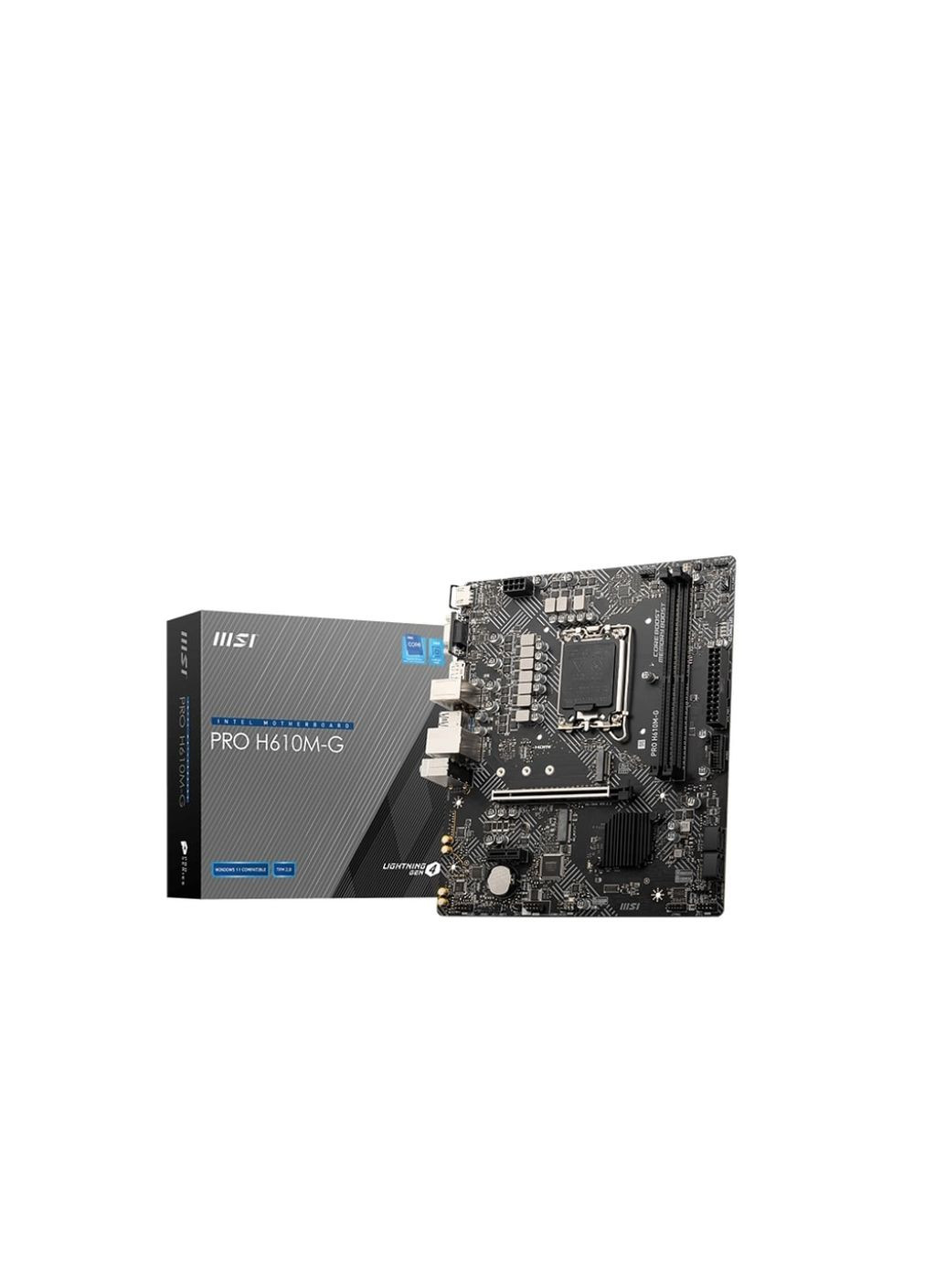 Материнская плата Pro H610MG Socket 1700 MSI (315406701)