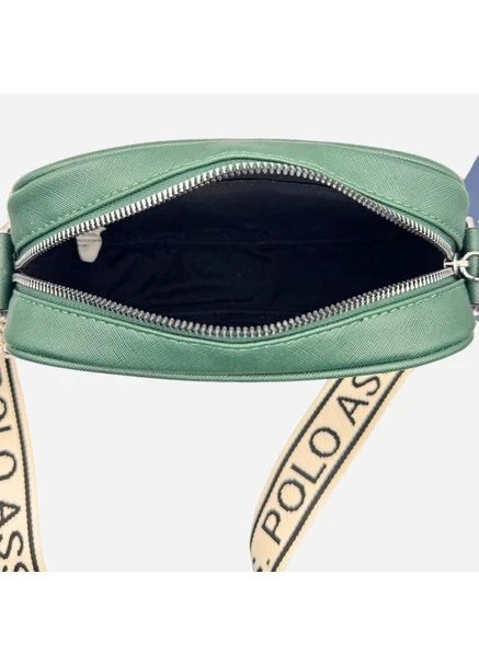 Сумка кросс-боди через плечо женская маленькая U.S. Polo Assn Зеленая U.S. Polo Assn. (399246149)