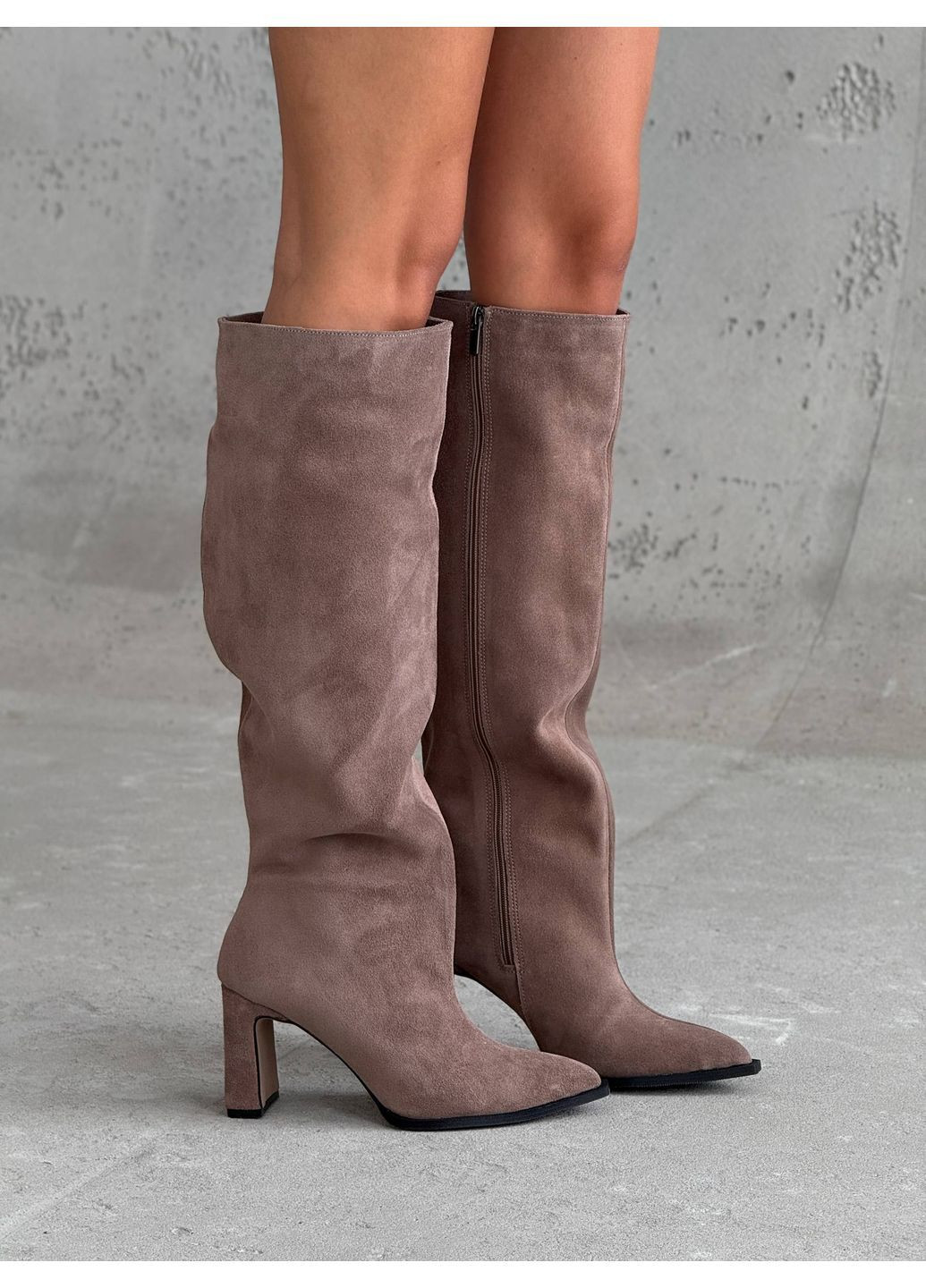 Осенние стильные женские сапоги No Brand