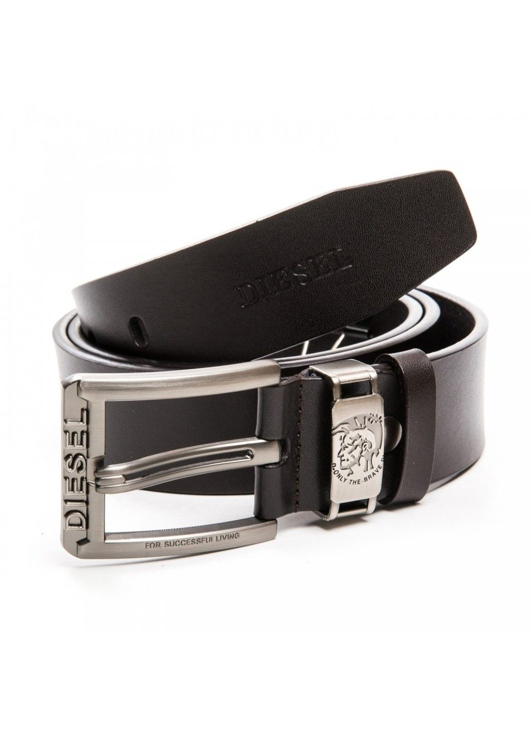 Чоловічий шкіряний ремінь DS-04400-2 brown Podium (333300038)