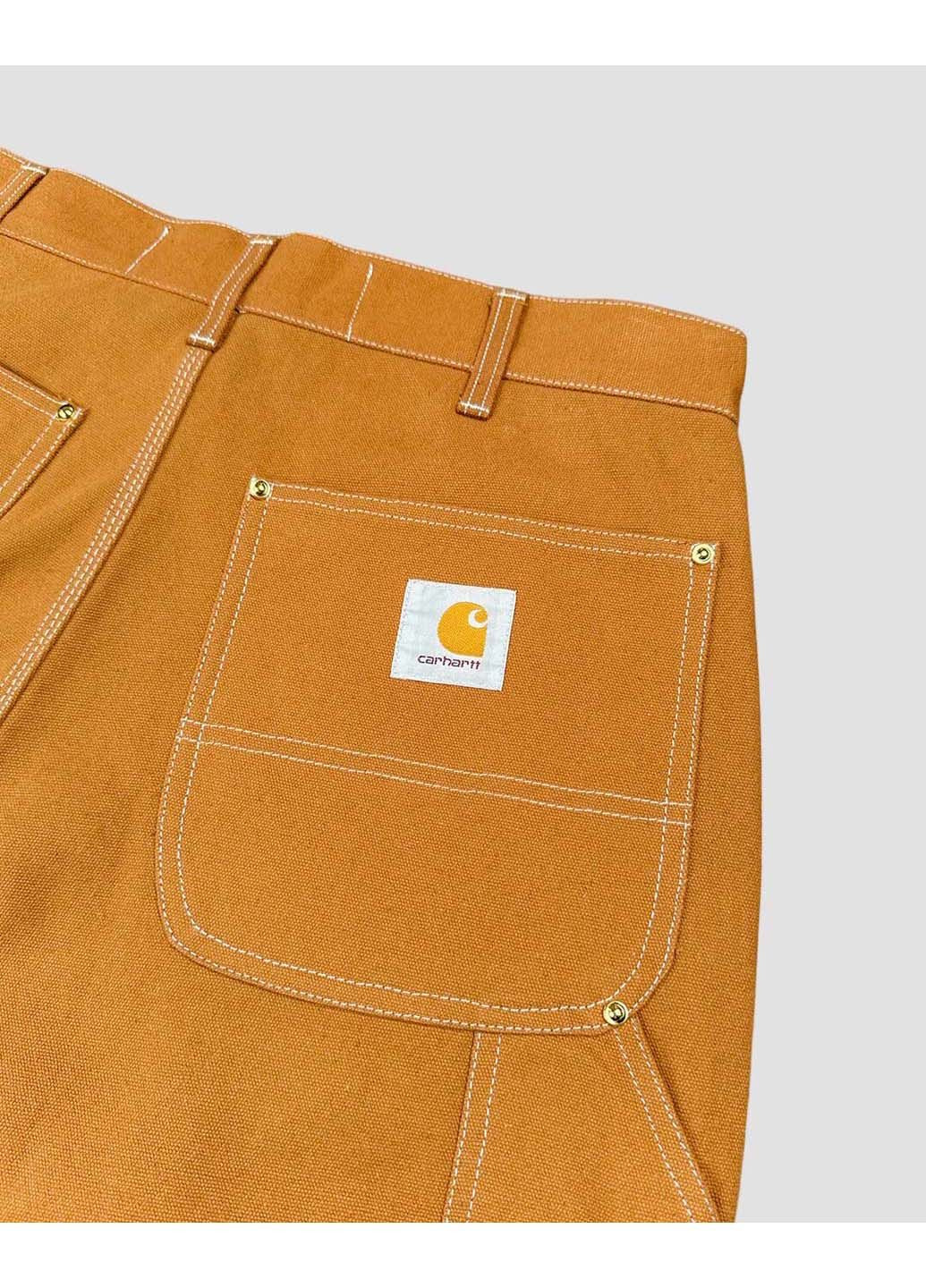 Коричневые кэжуал демисезонные брюки Carhartt