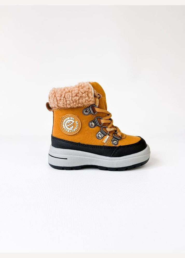 Зимові черевики 21р 14,2 см коричневий артикул З106 Clibee (301640938)