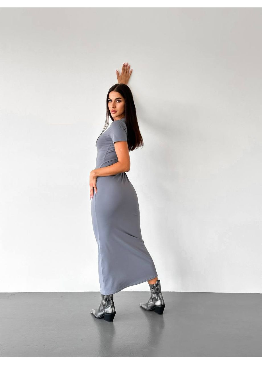 Серое платье в стиле скимс Luna