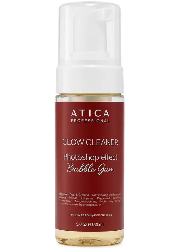 Пенка очищающая после маникюра Glow Cleaner Bubble Gum, 150 мл Atica (368231528)