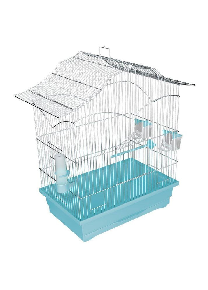 Клетка для птиц "Лори" цинк, цвет микс, 470*300*620 мм (*) Лорі (312539325)