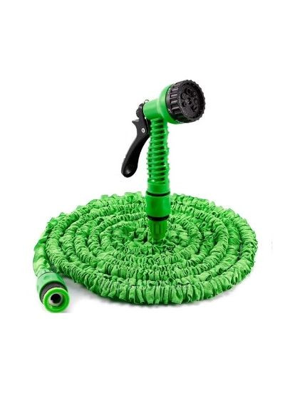 Шланг садовый KY-520G, 17.5-52.5м/175ft, + распылитель, насадка на кран, Green, Box Voltronic (360396208)